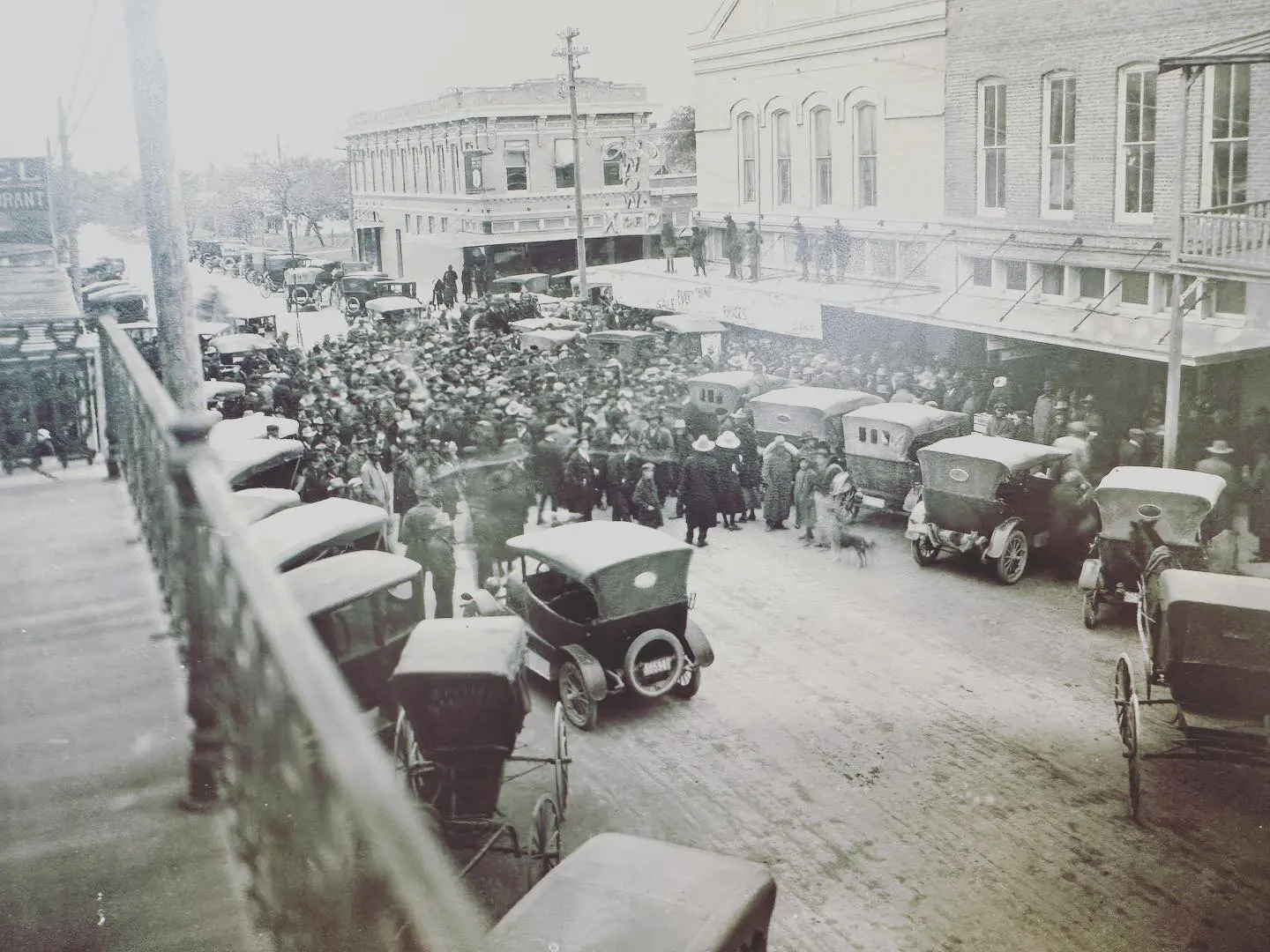 Downtown Seguin Texas Circa 1920s